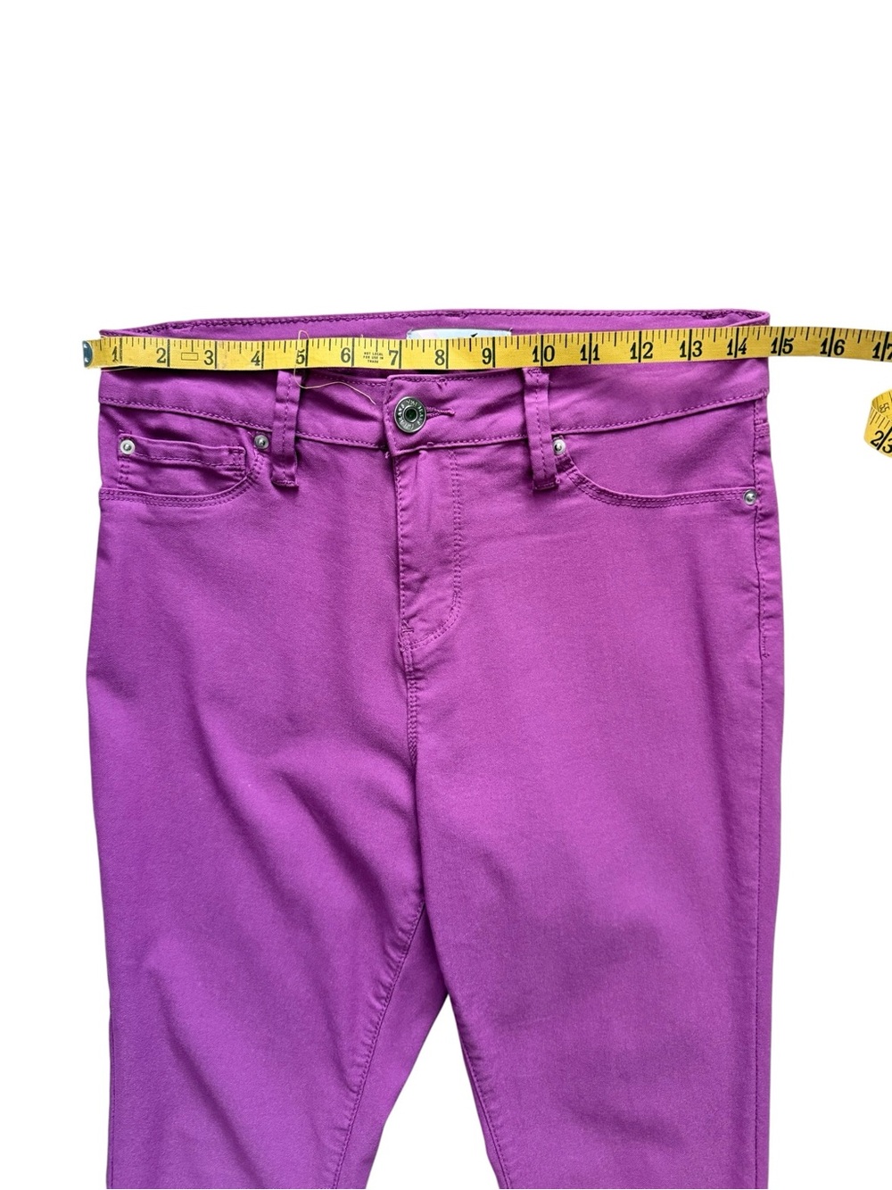 YMI Magenta Stretch Skinny Jeans - Picture 6 of 10
